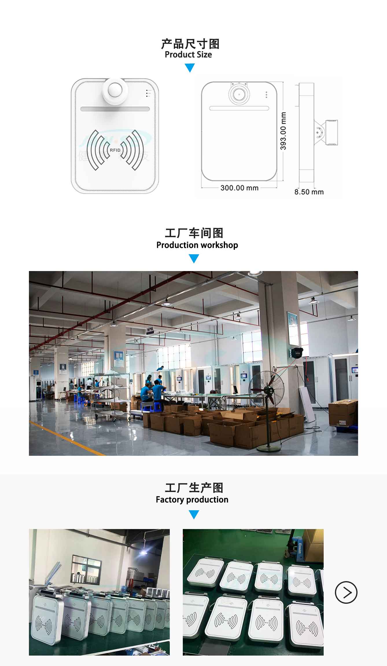 RFID吊顶式门禁